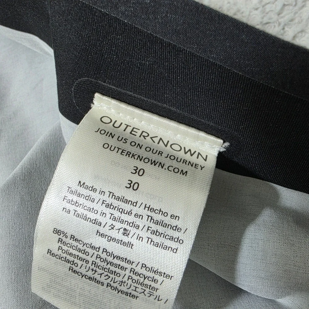 NEW! Outerknown Boardshorts Mens 30/9 Black‎ Teal Ombre Apex Stretch